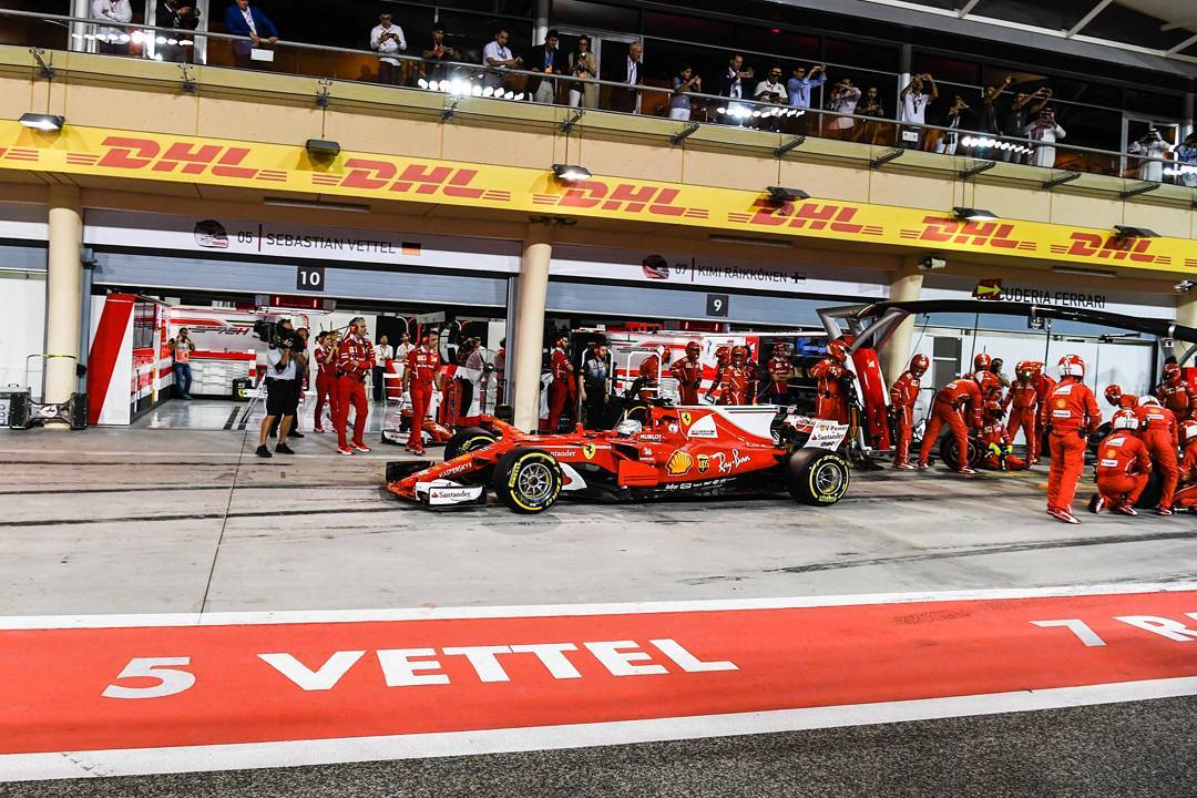 BAHRAIN GP: Vettel jumps both Mercedes to claim second win of the season in Bahrain - Cars247