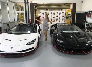 Two Lamborghini Centenario's