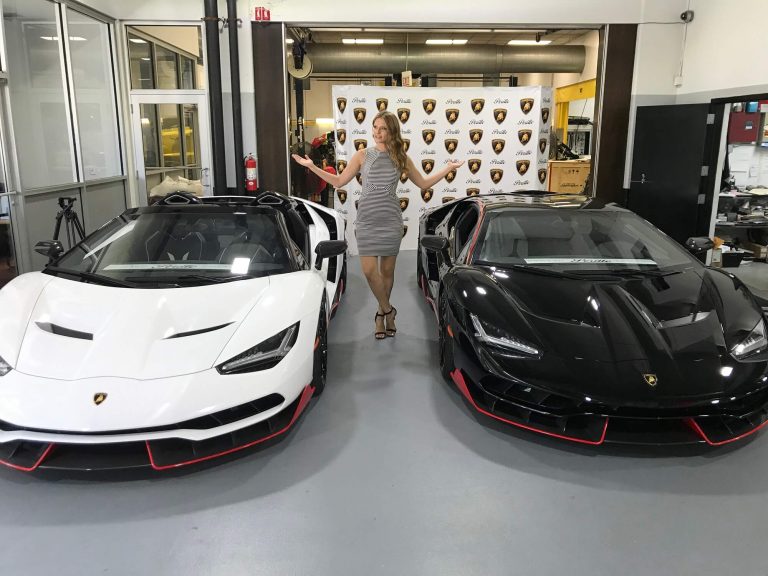 Two Lamborghini Centenario's