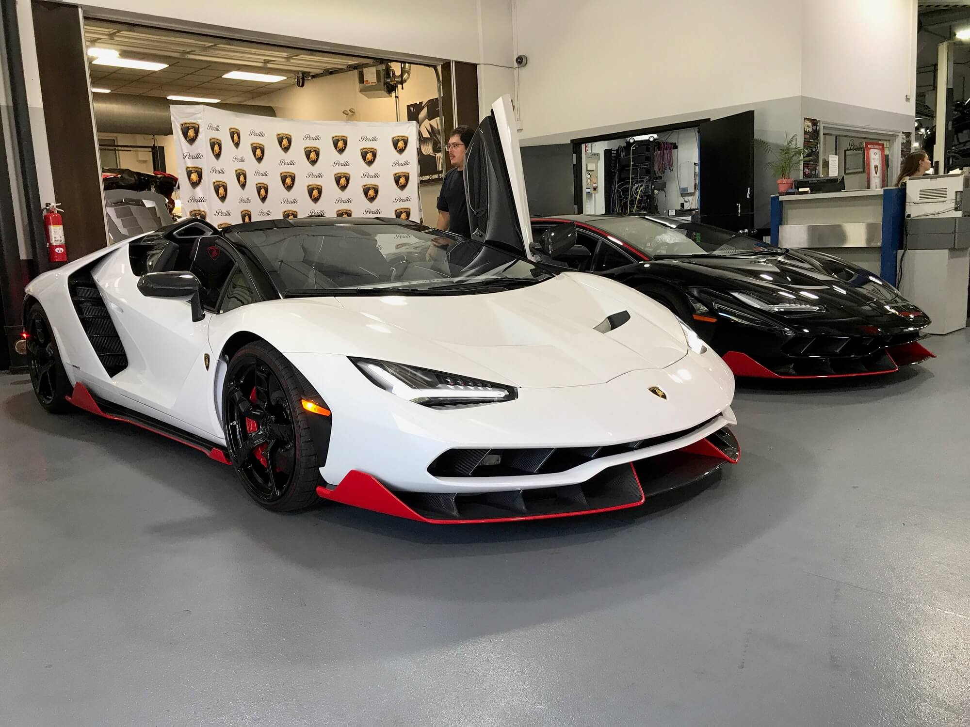 Two Lamborghini Centenario's